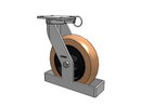 410PR12528STOL Albion Swivel Caster