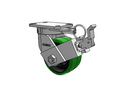 410PX06509SPATKFBBL Albion Swivel Caster
