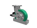 410PX10509SPATKPLBTO Albion Swivel Caster