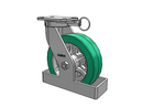 410PX10509SPATKTOL Albion Swivel Caster