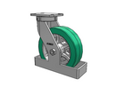 410PX10509SPATKTO Albion Swivel Caster