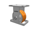 410PY06501RTO80A Albion Rigid Caster