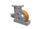 410PY08501SPATKPTO80A Albion Swivel Caster