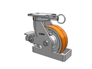410PY08509SPATKPTOL80A Albion Swivel Caster