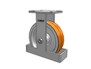 410PY10501RTO80A Albion Rigid Caster