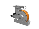410PY10501SPATKPLBTOL80A Albion Swivel Caster