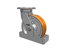 410PY10501SPATKTO80A Albion Swivel Caster