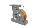 410PY10501STOL80A Albion Swivel Caster