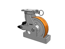 410PY10509SPATKPLBTOL80A Albion Swivel Caster