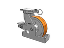 410PY10509SPATKPTOL80A Albion Swivel Caster
