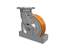 410PY10509SPATKTO80A Albion Swivel Caster