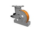 410PY10509SPLBTO80A Albion Swivel Caster