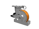 410PY10509SPLBTOL80A Albion Swivel Caster