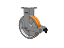 410PY12501RPATKFBB80A Albion Rigid Caster