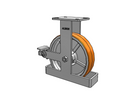 410PY12501RPTO80A Albion Rigid Caster