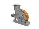 410PY12501SPATKPTO80A Albion Swivel Caster