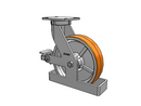 410PY12501SPTO80A Albion Swivel Caster