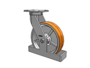 410PY12501STO80A Albion Swivel Caster