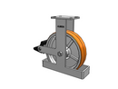 410PY12509RPATKPLBTO80A Albion Rigid Caster