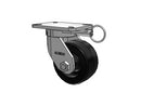 Kingpinless USA 6"x3" Phenolic Wheel Caster with 7.25"x5.25" Plate & Swivel Lock