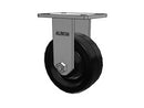 Kingpinless USA 8"x3" Phenolic Wheel Rigid Caster with 7.25"x5.25" Plate