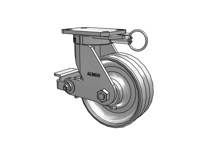 410VF08509SPATKPL Albion Swivel Caster