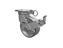 410VG08509SPATKFBBL Albion Swivel Caster