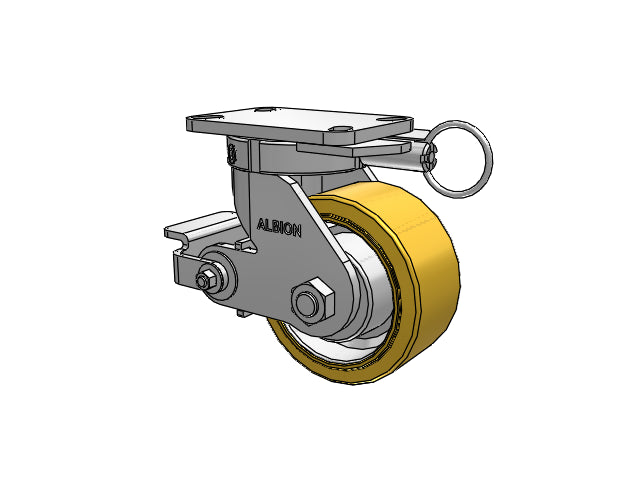 410VX06509SPATKPL Albion Swivel Caster