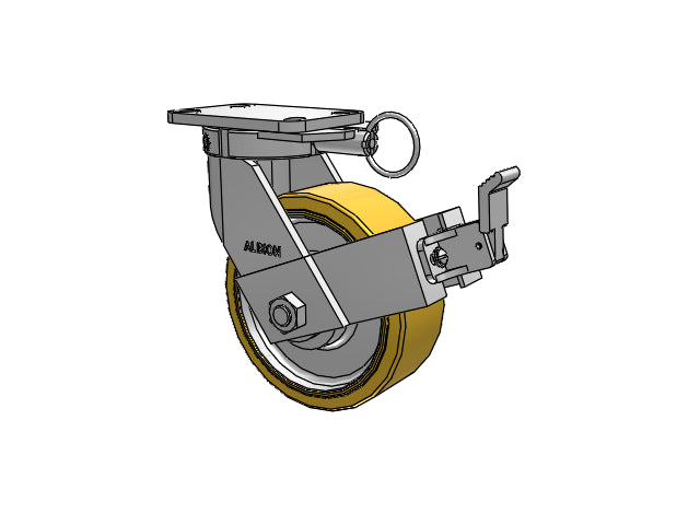 410VY08501SPATKFBBL Albion Swivel Caster