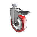 5-38-213RTF STEM3 PL GS Jarvis Swivel Caster