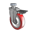 5-38-213RTF STEM4 PL GS Jarvis Swivel Caster