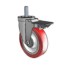 5-S36-213RTF PL GS Jarvis Swivel Caster
