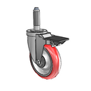5-S40-213RTR 9 PL Jarvis Swivel Caster