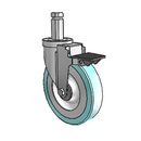 6-33-213MF STEM6 PL Jarvis Swivel Caster