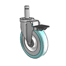 6-34-213MF STEM1 PL Jarvis Swivel Caster