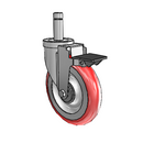 6-34-213RTR STEM1 PL Jarvis Swivel Caster