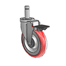 6-34-213RTR STEM1 PL GS Jarvis Swivel Caster