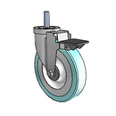 6-36-213MF STEM3 PL Jarvis Swivel Caster