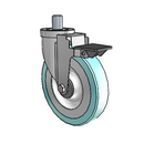 6-36-213MF STEM8 PL Jarvis Swivel Caster