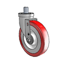6-36-213RTF STEM8 GS Jarvis Swivel Caster