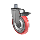 6-36-213RTR STEM8 PL Jarvis Swivel Caster