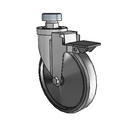 6-38-105 STEM4 PL Jarvis Swivel Caster