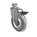 6-38-213GD STEM4 PL Jarvis Swivel Caster
