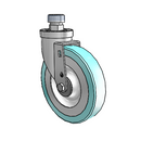 6-38-213MF STEM3 Jarvis Swivel Caster