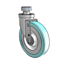 6-38-213MF STEM4 Jarvis Swivel Caster