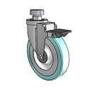 6-38-213MF STEM4 PL GS Jarvis Swivel Caster