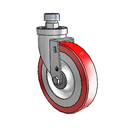 6-38-213RTF STEM3 Jarvis Swivel Caster
