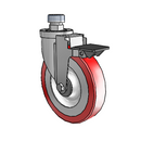 6-38-213RTF STEM3 PL Jarvis Swivel Caster