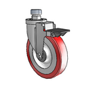6-38-213RTF STEM3 PL GS Jarvis Swivel Caster