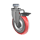 6-38-213RTR STEM4 PL Jarvis Swivel Caster